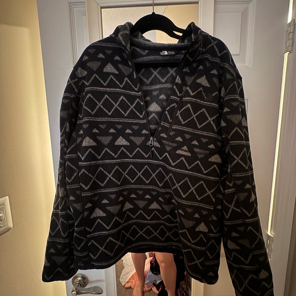 Black / Gray Patterned Pullover North Face - image 2